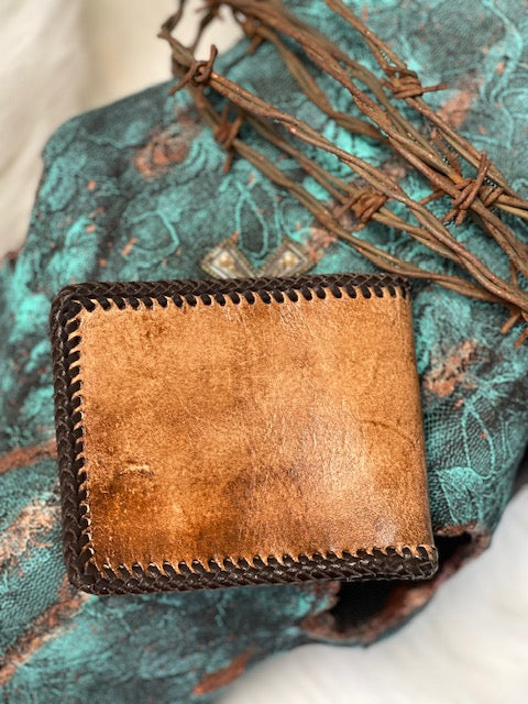 Tooled Leather Wallet