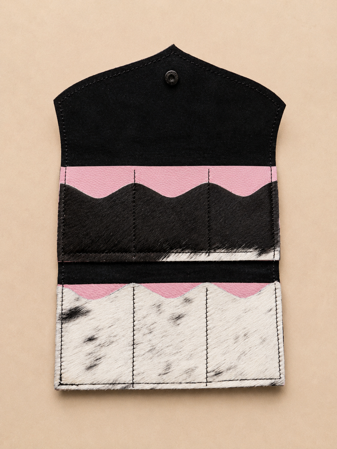 Pink leather wallet