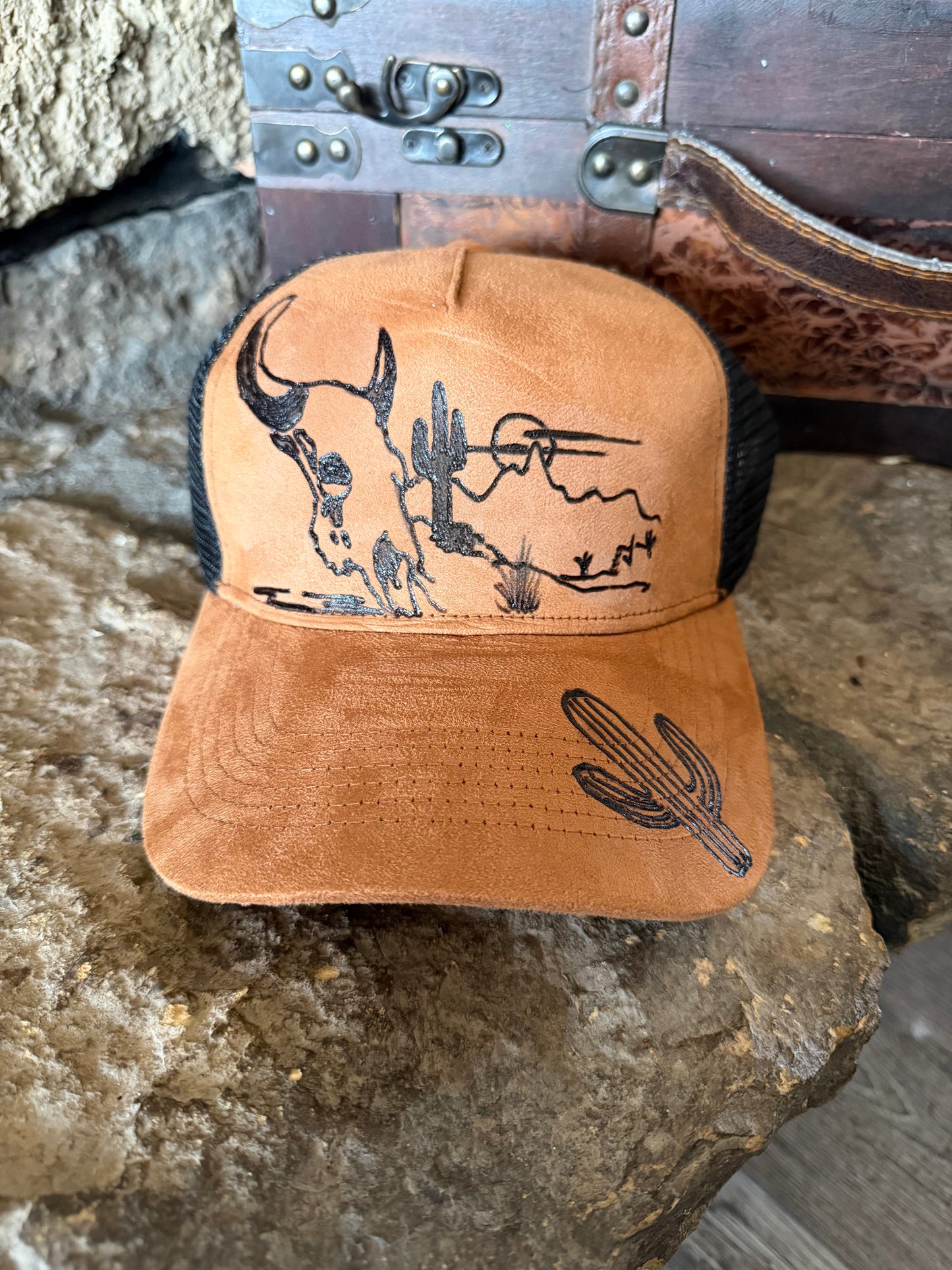 Skull & Cactus trucker cap