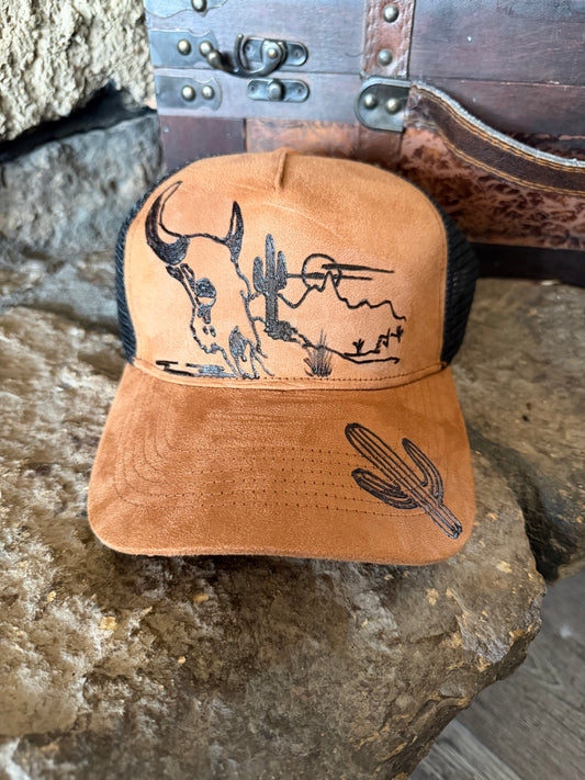 Skull & Cactus trucker cap